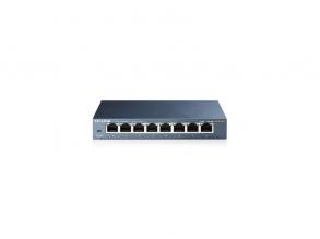 TP-Link TL-SG108 8port 10/100/1000Mbps LAN nem menedzselhető asztali Switch