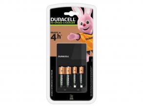 Duracell töltő szett Cef14, 2x AA 1300 mAh és 2x AAA 750 mAh elemmel együtrt