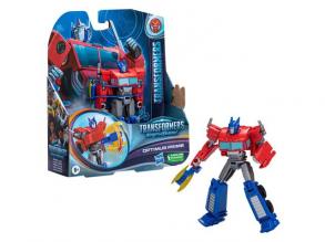 Transformers: Earthspark Warrior - Optimus Prime átalakítható robot figura - Hasbro