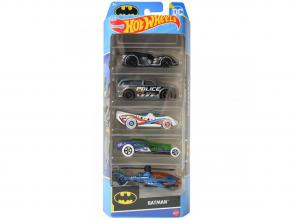 Hot Wheels: Batman kisautó szett 5db-os szett - Mattel