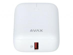 AVAX PB105W MINI 10000mAh Type C/PD 20W+QC 22.5W gyorstöltő fehér power bank