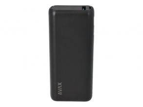 AVAX PB202B VITALITY 20000mAh Type C/PD 65W+QC18W gyorstöltő fekete power bank