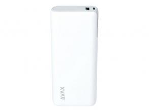 AVAX PB202W VITALITY 20000mAh Type C/PD 65W+QC18W gyorstöltő fehér power bank