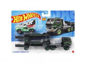 Hot Wheels: Straight Freightin kisautó szállító szett 1/64 - Mattel