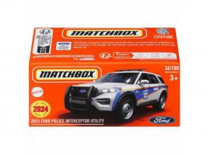 Matchbox: Papírdobozos 2023 Ford Police Interceptor Utility kisautó 1/64 - Mattel