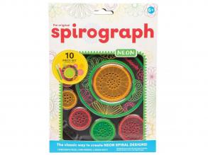 Spirograph: NEON spirográf 10db-os kreatív szett