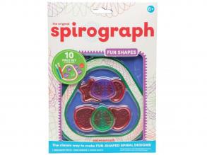 Spirograph: FUN Shapes Spirográf - Szórakoztató formák 10db-os kreatív szett