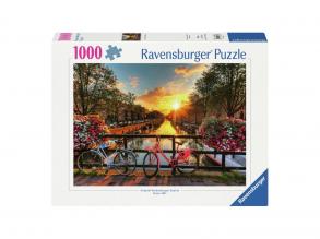 Kerékpározás Amszterdamban Puzzle 1000 darabos