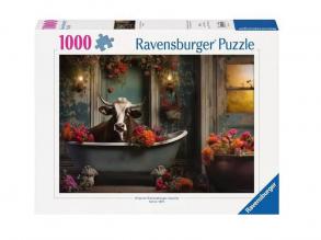 Puzzle 1000 db - Boci a kádban