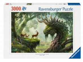 Puzzle 3000 db - Erdei sárkány