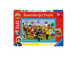 Fireman Sam puzzle, 2x12 db.