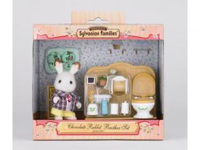 Csoki Nyuszi bátyó fürdőszoba bútorral Sylvanian Families