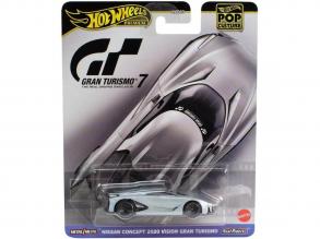 Hot Wheels: Pop kultúra széria - Gran Turismo 7 Nissan Concept 2020 Vision kisautó 1:64 - Mattel