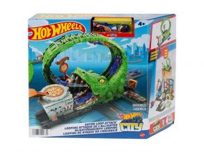 Hot WheelsŽ City: Aligátor közepes hurok pálya - Mattel