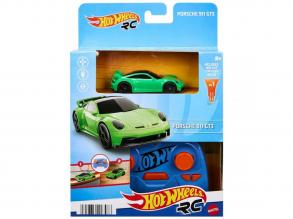 Hot Wheels: RC 1/64 Porsche GT3 távirányítós autó - Mattel