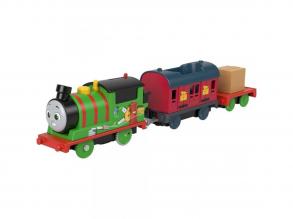 Thomas kedvenc pillanatok: Percy postakocsival motorizált vonatszett - Mattel