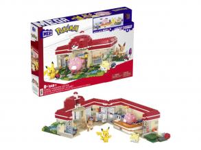 Mega Construx Pokémon építő készlet Pokémon Központ az erdőben