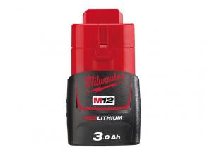 Milwaukee M12B3 REDLITHIUM-ION akkumulátor 12 V, 3,0 AH