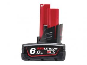 Milwaukee M12B6 REDLITHIUM-ION akkumulátor 12 V, 6,0 AH