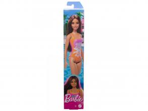 Barbie Beach baba színes, virágos mintás fürdoruhában - Mattel