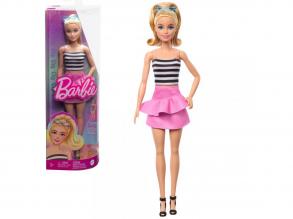 Barbie: Fashionista stílusos baba rózsaszín szoknyában, napszemüveggel - Mattel