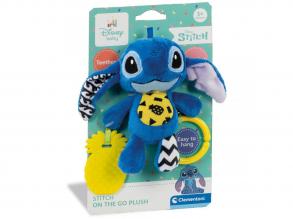 Disney Stitch puha csörgo bébijáték - Clementoni