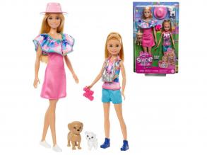 Barbie: Stacie to the Rescue - Barbie és Stacie szett kiskutyussal és kiegészítokkel - Mattel