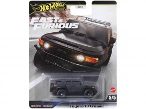 Hot Wheels: Halálos Iramban Toyota FJ Cruiser Deluxe prémium kisautó 1/64 - Mattel