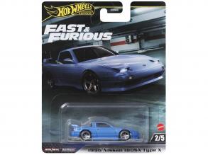 Hot Wheels: Halálos Iramban 1996 Nissan 180SX Type X Deluxe prémium kisautó 1/64 - Mattel