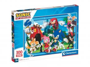 Sonic a sündisznó 300 db-os Super puzzle - Clementoni