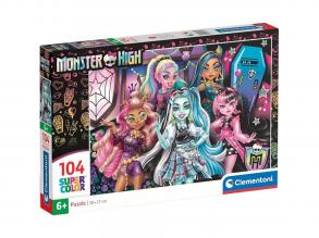 Monster High 104db-os Supercolor puzzle - Clementoni