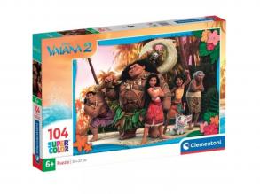 Disney Vaiana 2 104db-os Supercolor puzzle - Clementoni