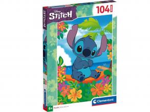 Disney Stitch nyaraláson 104db-os Super puzzle - Clementoni