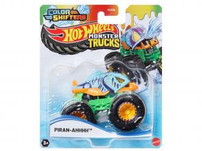 Hot Wheels Monster Trucks: Színváltós autó - Piran-Ahhhh- Mattel