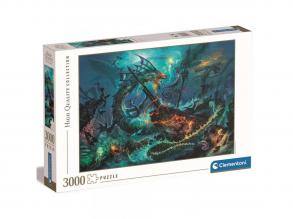 Clementoni: Víz alatti csata 3000db-os puzzle - High Quality Collection