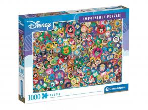 Disney szereplok 1000db-os lehetetlen puzzle - Clementoni