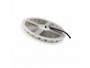 LED szalag , 24 Volt DC , 5050 , 60 led/m , 19 W/m , RGBW , 4in1 chip , 12 mm , W=természetes fehér , LEDISSIMO