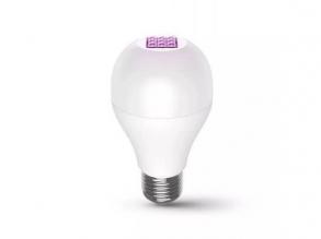 LED lámpa , égő , UV-C fertőtlenítéssel , E27 , 8W , hideg fehér , 59S , SunClean