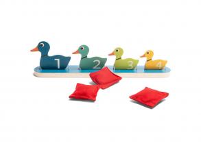 BS Toys Ducks in a Row - Dobálós fa játék