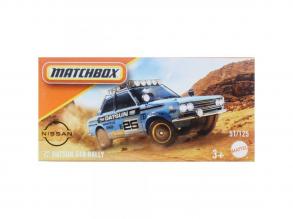 Matchbox: Papírdobozos '70 Datsun 510 Rally kisautó 1/64 - Mattel