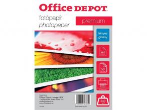 Office Depot Premium A4 240g fényes 50db fotópapír