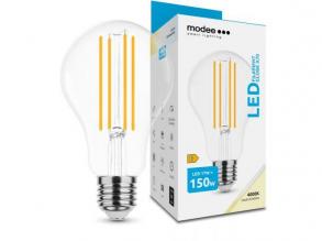 LED lámpa , égő , izzószálas hatás , filament , E27 foglalat , A70 , 17 Watt , 2452 lumen , természetes fehér , Modee