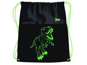 St.Right T-Rex dinoszaurusz mintás tornazsák, sportzsák 43x32cm