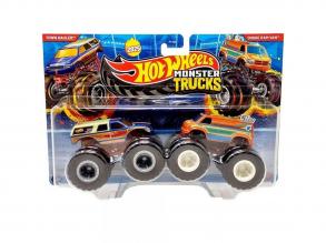 Hot Wheels Monster Trucks Town Hauler vs Dodge RAM Van dupla jármű csomag - Mattel