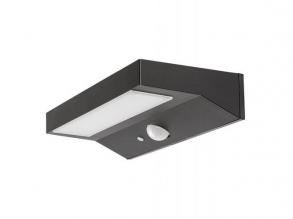 Korana, kültéri lámpa napenergiás. LED6W, L10cm, fekete