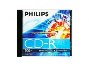 Philips CD-R80 52x írható CD lemez