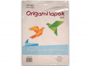 Origami lapok A/4-es 20 db-os