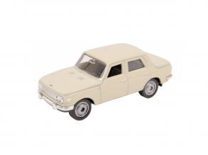 Fémautó Wartburg 3 /353 krém szabad kerék