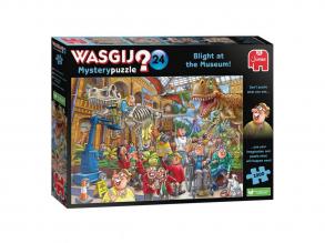 Jumbo Wasgij Mystery 24 puzzle - Pánik a múzeumban, 1000 darab.