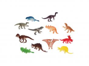 12 darabos dinoszaurusz figura szett